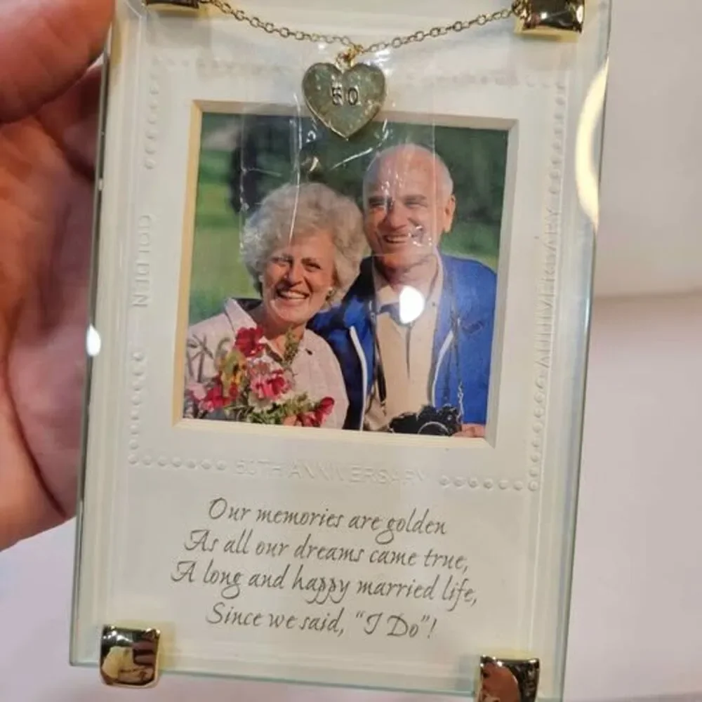 Mudpie 50th Anniversary Clip Frame